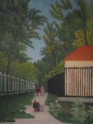 Henri Rousseau View of Montsouris Park By Henri Rousseau oil